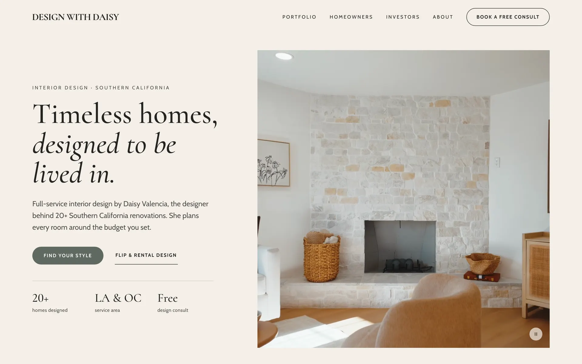 Design with Daisy website