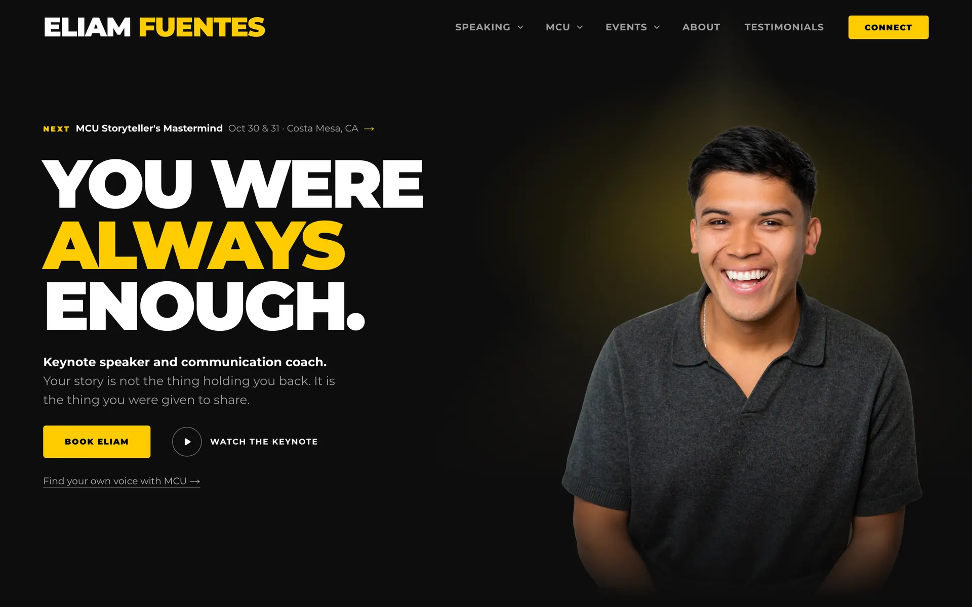 Eliam Fuentes website